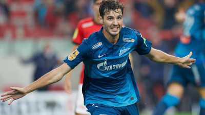 Ерохин признан лучшим игроком «Зенита» в матче со «Спартаком»