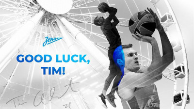 БК «Зенит» расторг контракт с Тимом Абромайтисом