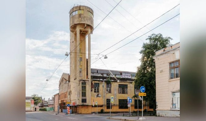 В Петербурге реконструируют цех с водонапорной башней завода «Красный гвоздильщик» - tvspb.ru