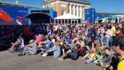 Фан-зона ЧМ-2018 в Петербурге стала одной из лучших на фестивале болельщиков FIFA