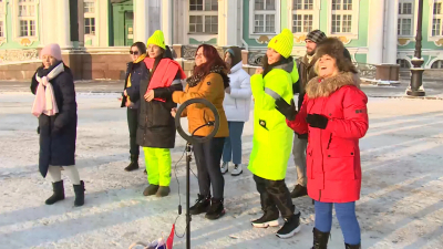 Флешмоб «Вместе в будущее» прошел в Петербурге