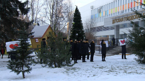 Акция «Морской привет для здоровья» прошла сегодня во дворе детской больницы № 1