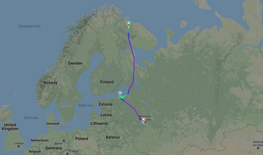 Самолет, летевший из Мурманска в Петербург, из-за снегопада приземлился в Москве - tvspb.ru