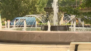 В Невском районе запустили новый фонтан