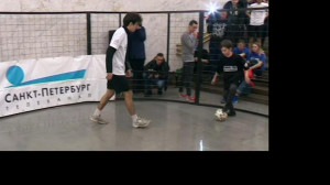 Футбол под землей