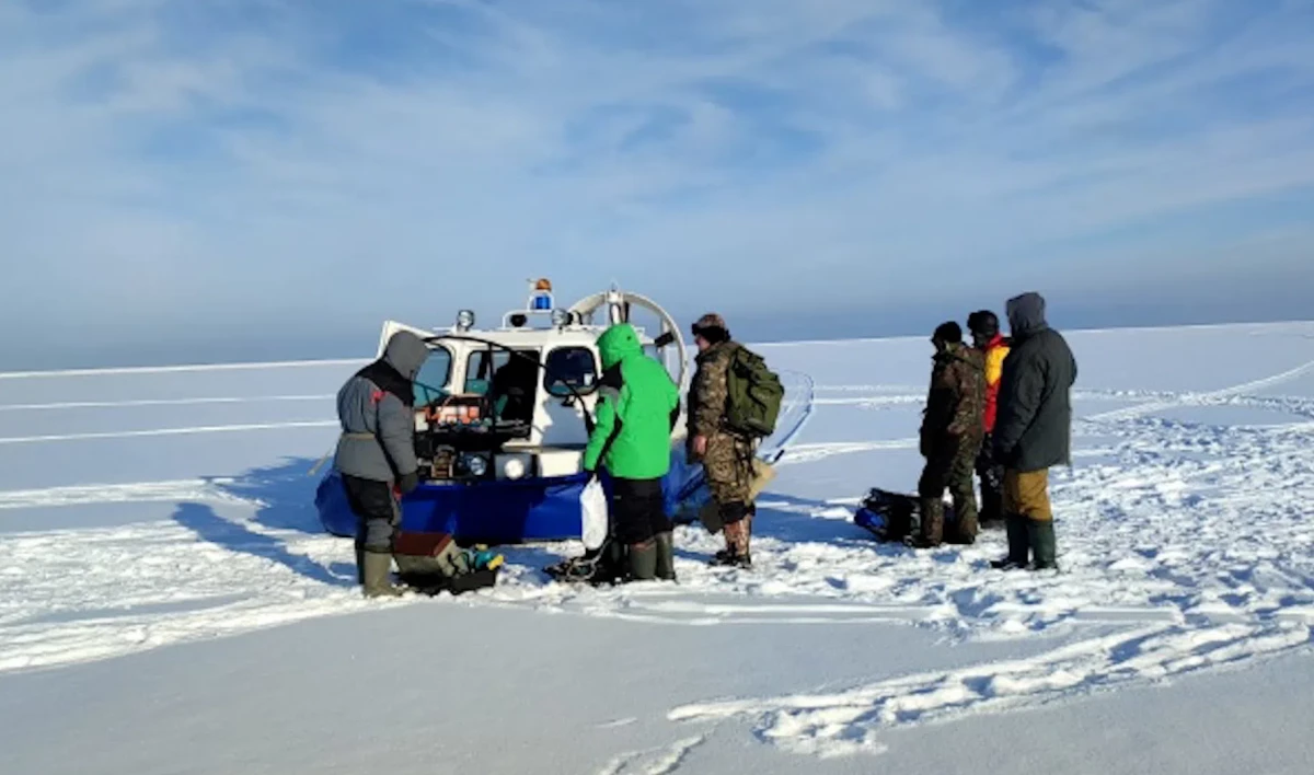 В Кингисеппском районе ледовая трещина отрезала от берега 15 рыбаков - tvspb.ru
