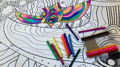 В Выборгском замке планируют попасть в Книгу рекордов России с самой большой раскраской