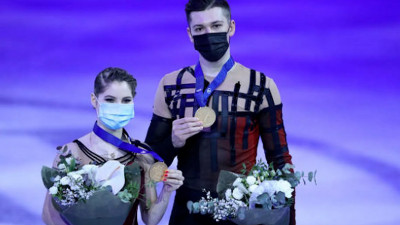 Петербургские фигуристы Мишина и Галлямов одержали победу на этапе Гран-при в Сочи