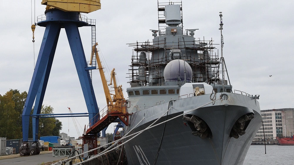 Маршевые двигатели испытали на фрегате «Адмирал флота Касатонов» в Петербурге - tvspb.ru