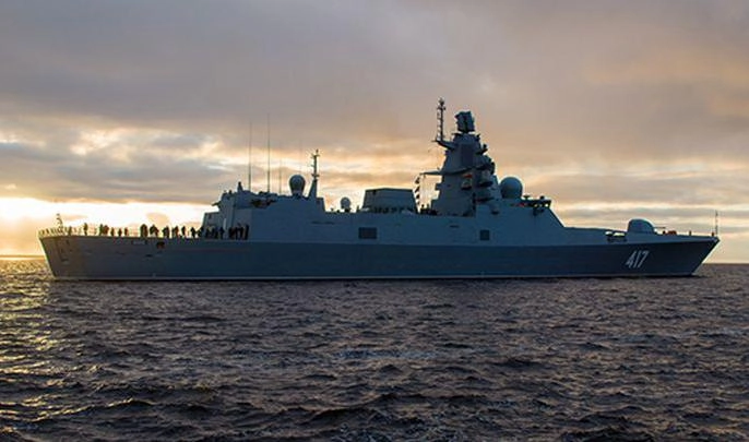 Андреевский флаг поднимут на фрегате «Адмирал Горшков» в преддверии Дня ВМФ - tvspb.ru