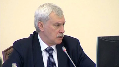 Губернатор Петербурга на две недели ушел в отпуск, его обязанности исполняет вице-губернатор Говорунов