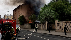 Пожар в Московском районе