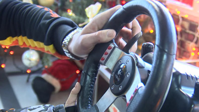 На Пулковском шоссе появилась интерактивная локация Pulsar для участия в виртуальных гонках