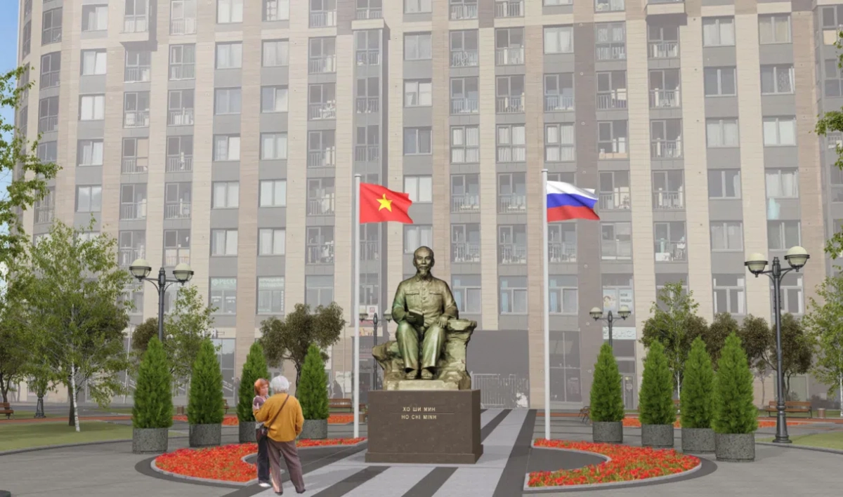 Новая надпись и цвет: Градсовет обсудил измененный эскиз памятника Хо Ши Мину - tvspb.ru