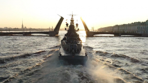 Первая репетиция Главного военно-морского парада