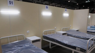 В «Ленэкспо» оборудуют дополнительные койки для больных коронавирусом