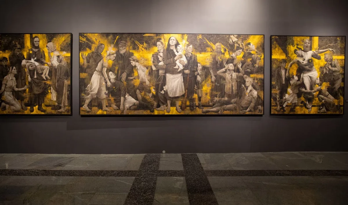 Картину выпускницы Санкт-Петербургской Академии художеств имени Репина передали Музею Победы - tvspb.ru