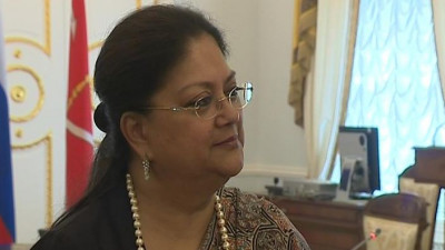 Полтавченко провел встречу с главным министром индийского Раджастана