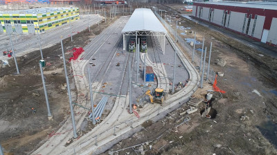 Как сейчас выглядит будущее депо трамваев «Чижик»