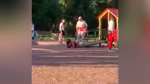 Ребенка избили на детской площадке