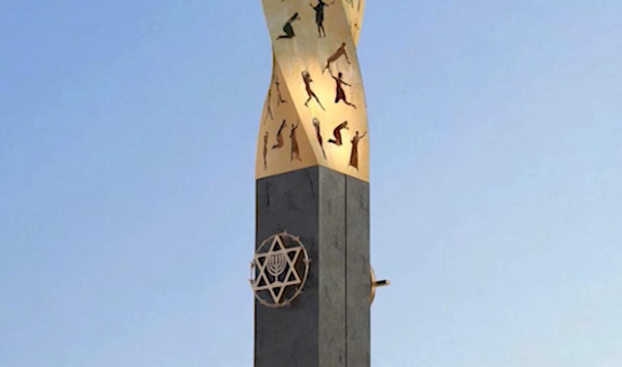 В Иерусалиме дипломаты возложили венки к монументу «Свеча памяти», посвященному блокадникам Ленинграда