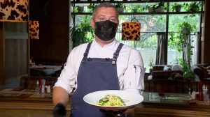 Полезный завтрак. Паста из кабачка