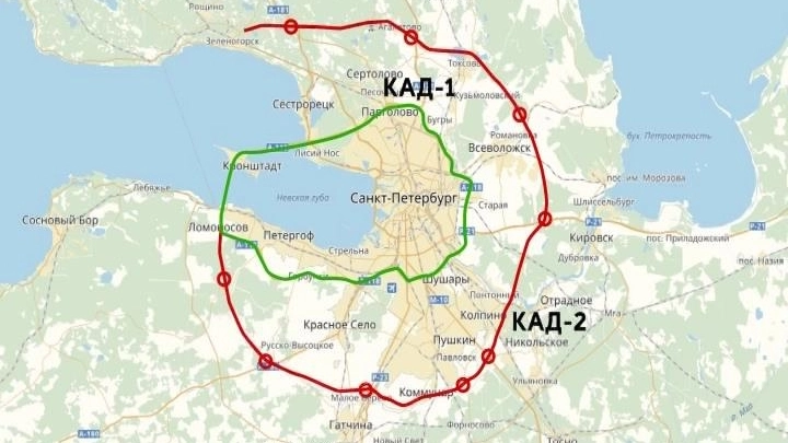 КАД-2 может стать четвертым важным элементом транспортного каркаса Санкт-Петербургской агломерации - tvspb.ru