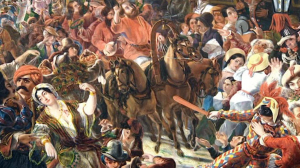 Картина Александра Мясоедова «Карнавал в Риме»