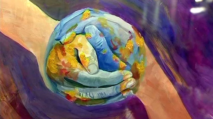 Помощь искусства: молодые художники создали картины для людей, страдающих неизлечимыми заболеваниями - tvspb.ru