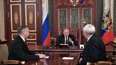 Встреча президента РФ с Георгием Полтавченко и Александром Бегловым