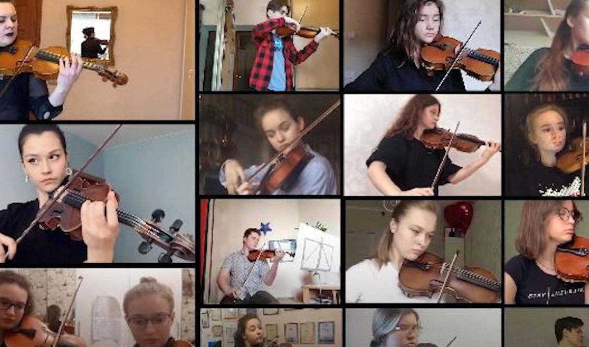 Музыканты из 30 городов России исполнили симфонии по видеосвязи - tvspb.ru