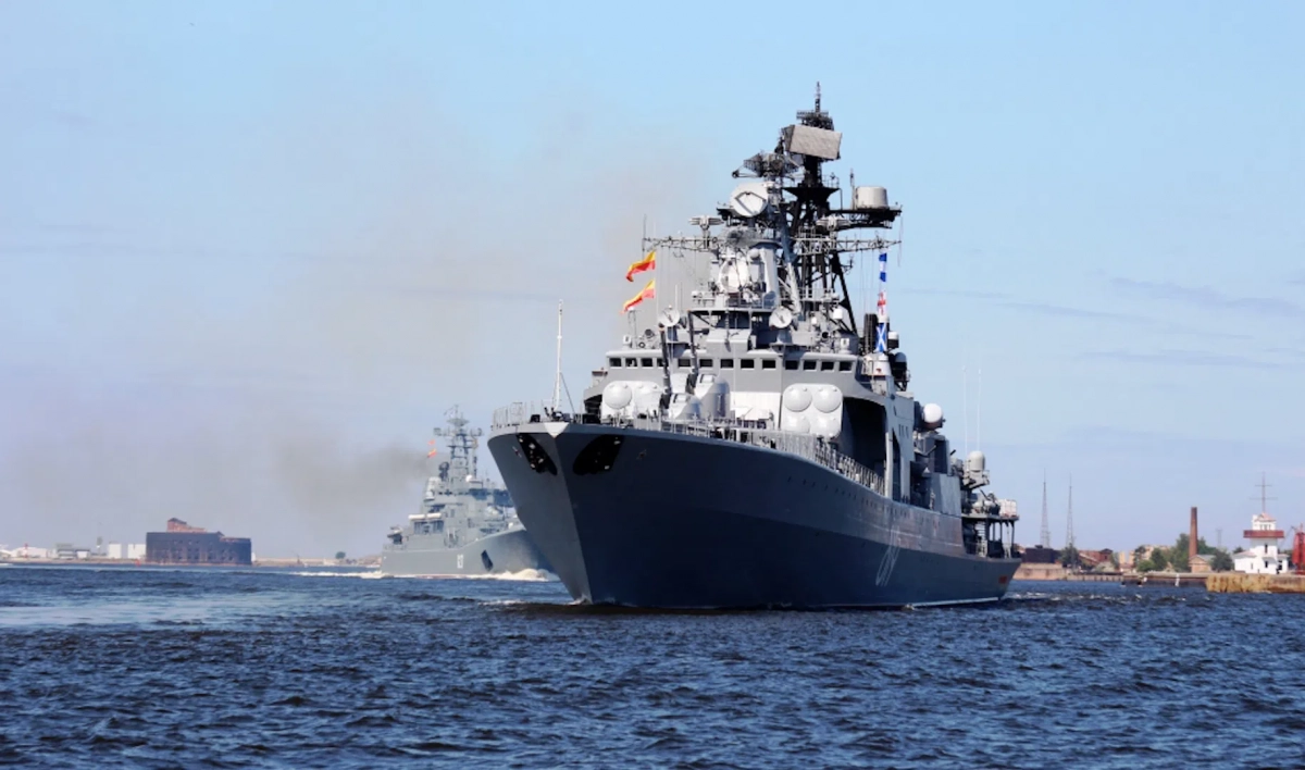 В Финский залив пришли крейсер «Маршал Устинов», БДК «Петр Моргунов» и БПК «Вице-адмирал Кулаков» - tvspb.ru