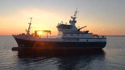 В Финском заливе завершились ходовые испытания судна для добычи краба «Русь»