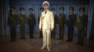 «Песню наших отцов» исполняет вокальный коллектив «Хор русской Армии»