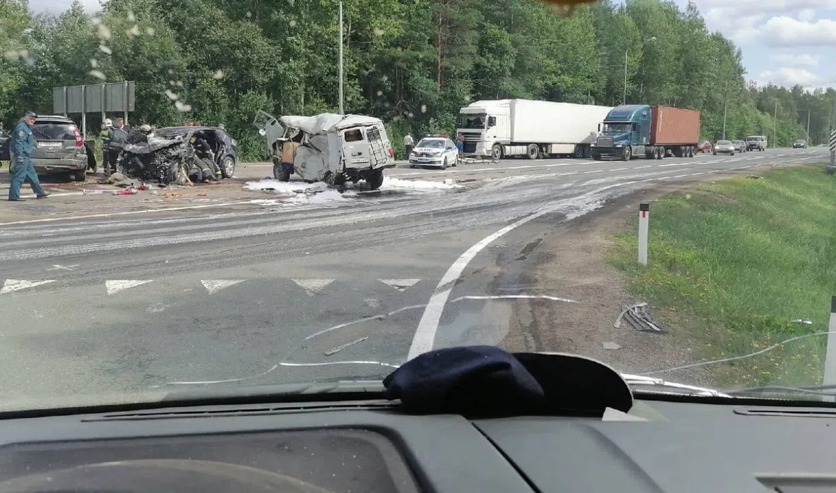В ДТП на трассе «Кола» погиб один человек, семь пострадали - tvspb.ru