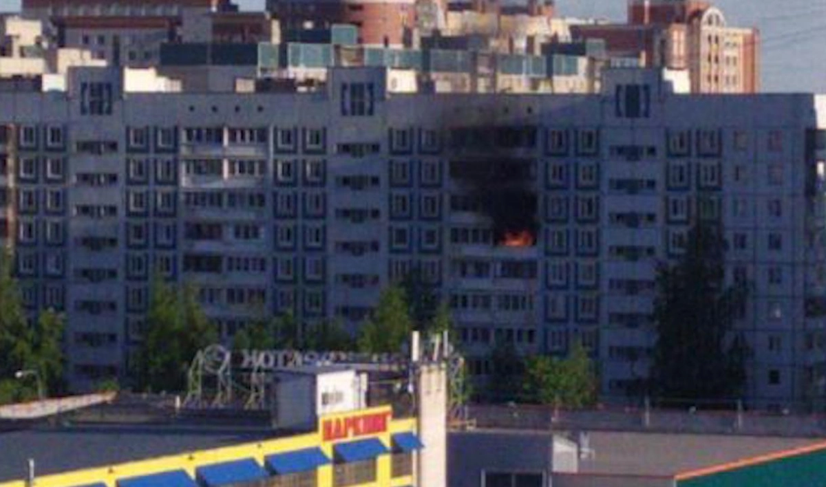 В доме на Камышовой улице произошел пожар - tvspb.ru