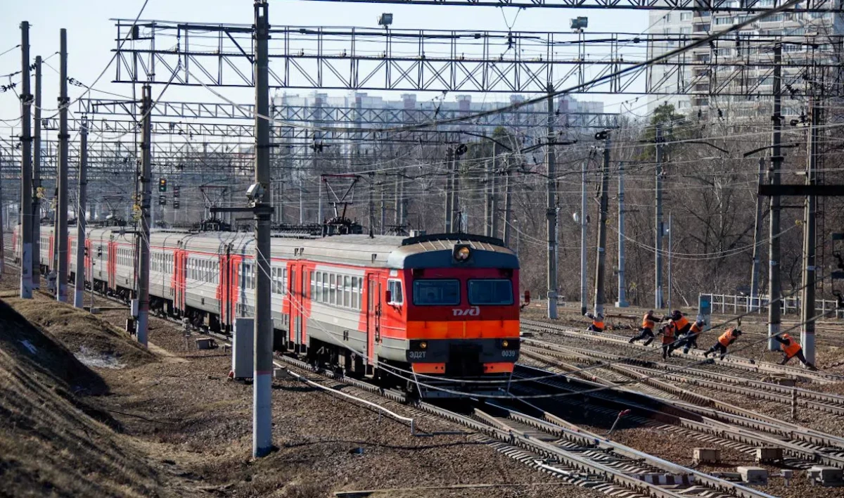 Засветы в электричке 