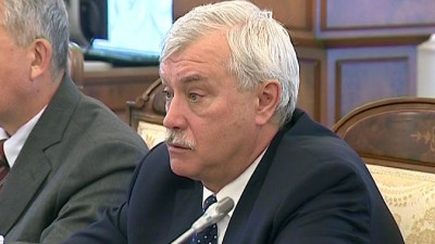 Георгий Полтавченко провел встречу с председателем Рижской думы Нилом Ушаковым