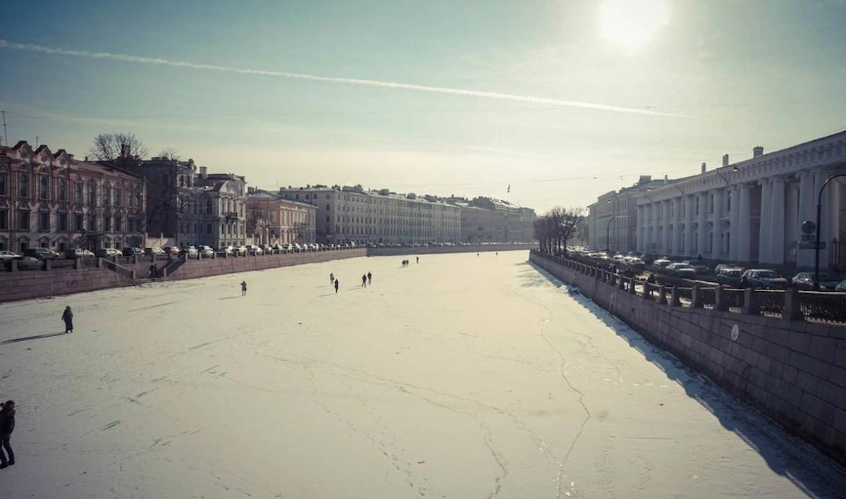Жители Петербурга с понижением температуры вышли на лед - tvspb.ru