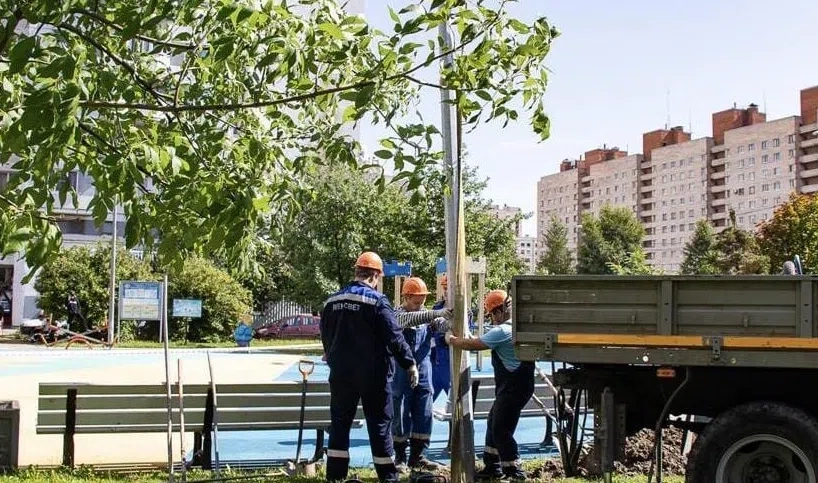 На Краснопутиловской улице установят более 450 светодиодных светильников к середине ноября - tvspb.ru