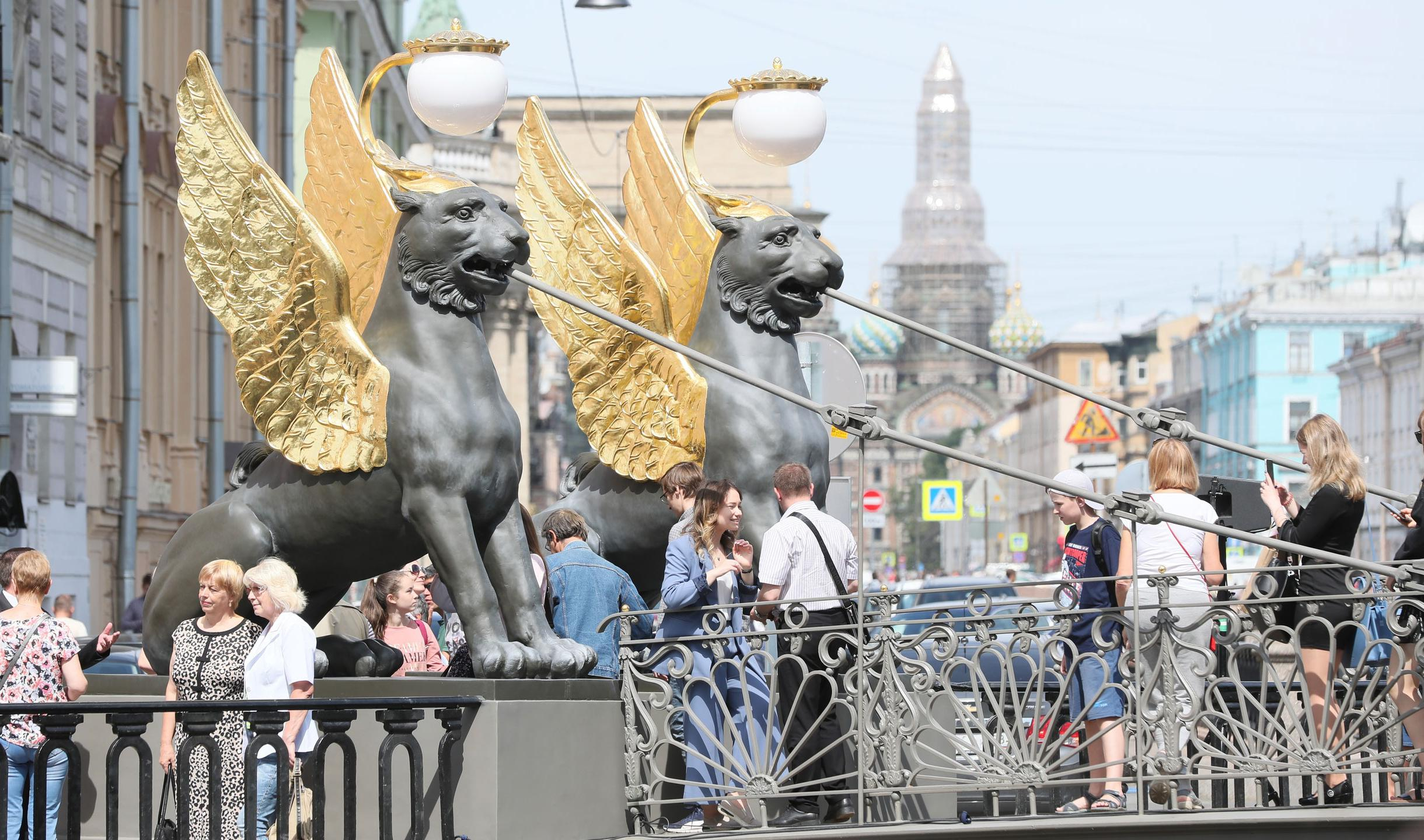 Банковский мост в санкт петербурге картинки