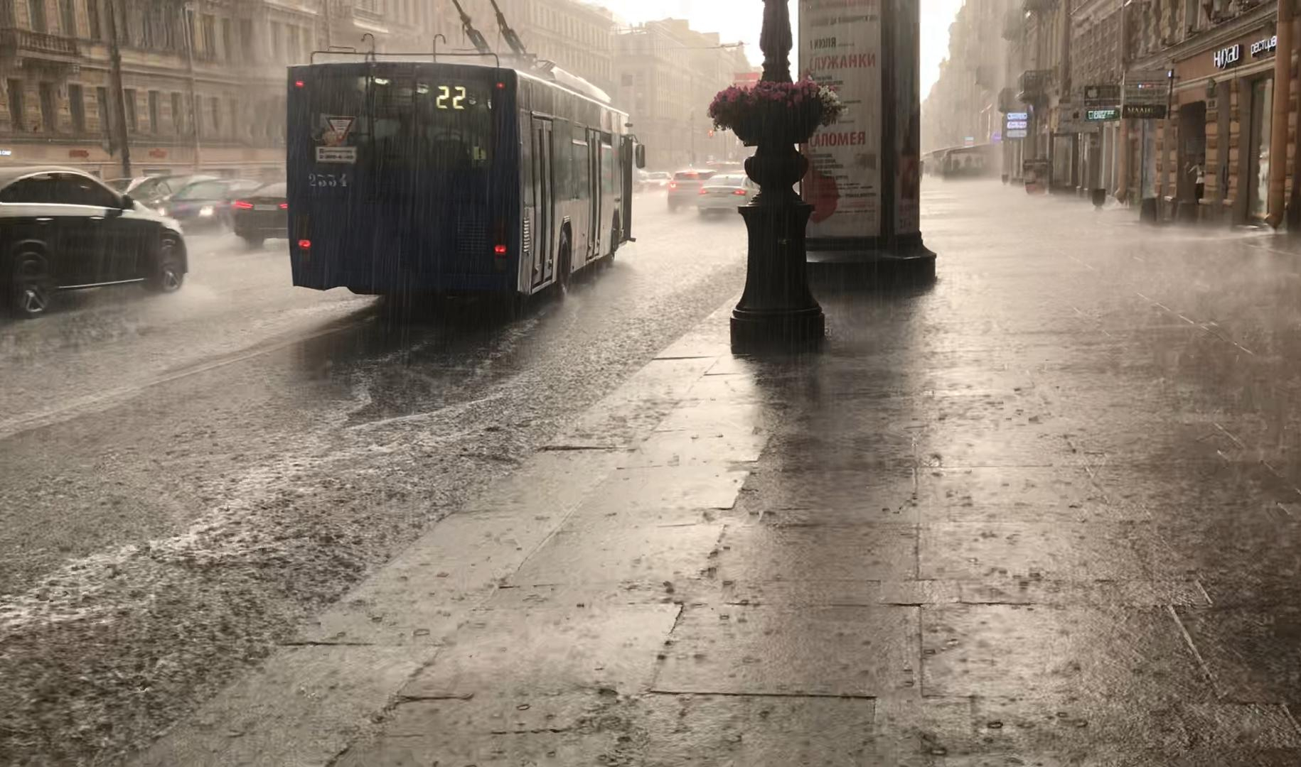 дождь в санкт петербурге