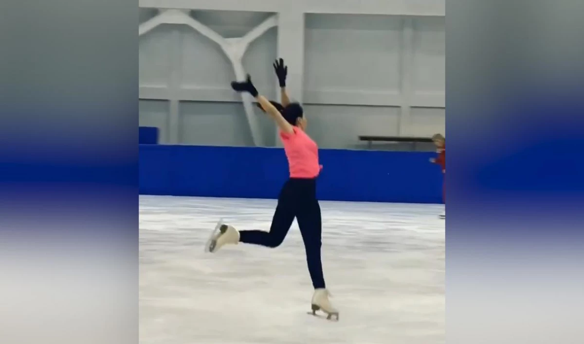 Фигуристка Елизавета Туктамышева показала, как проходит ее тренировка - tvspb.ru