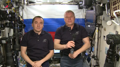 Российские олимпийцы получили слова поддержки из космоса