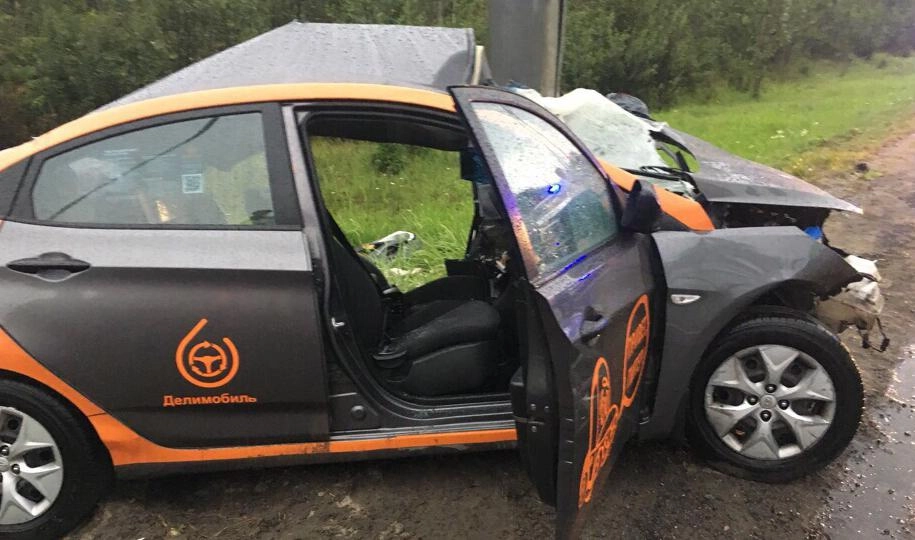 На Мурманском шоссе девушка погибла за рулем «Делимобиля» - tvspb.ru