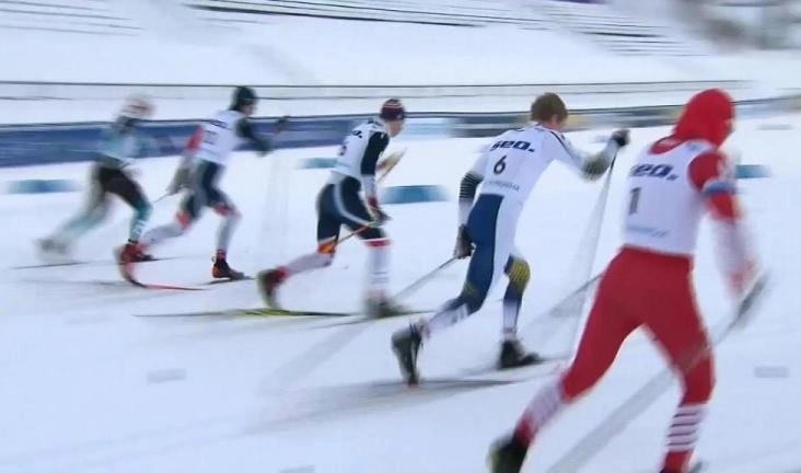 Российские спортсмены завоевали серебро в эстафете на ЧМ по лыжным гонкам - tvspb.ru