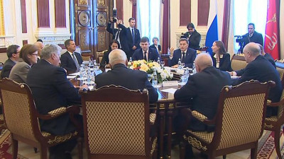 Президент Кубы Мигель Диас-Канель Бермудес встретился с председателем ЗакСа Вячеславом Макаровым