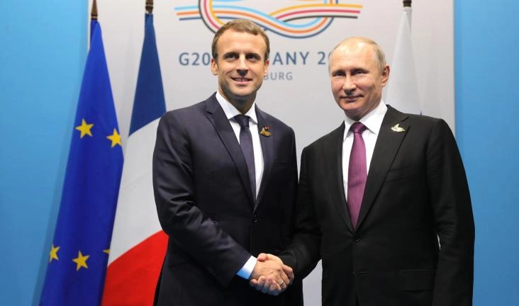 Президент Франции обсудит с Путиным свой визит в Петербург - tvspb.ru