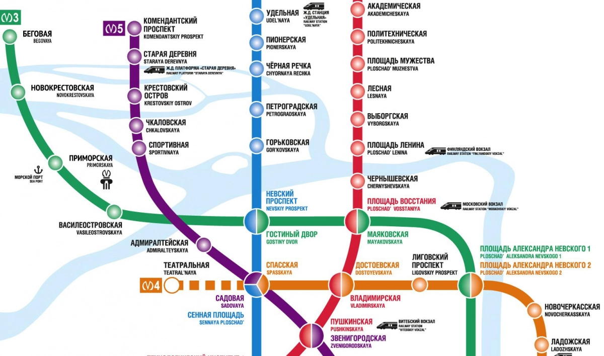 Как после ввода «Новокрестовской» и «Беговой» изменится карта метро Петербурга - tvspb.ru