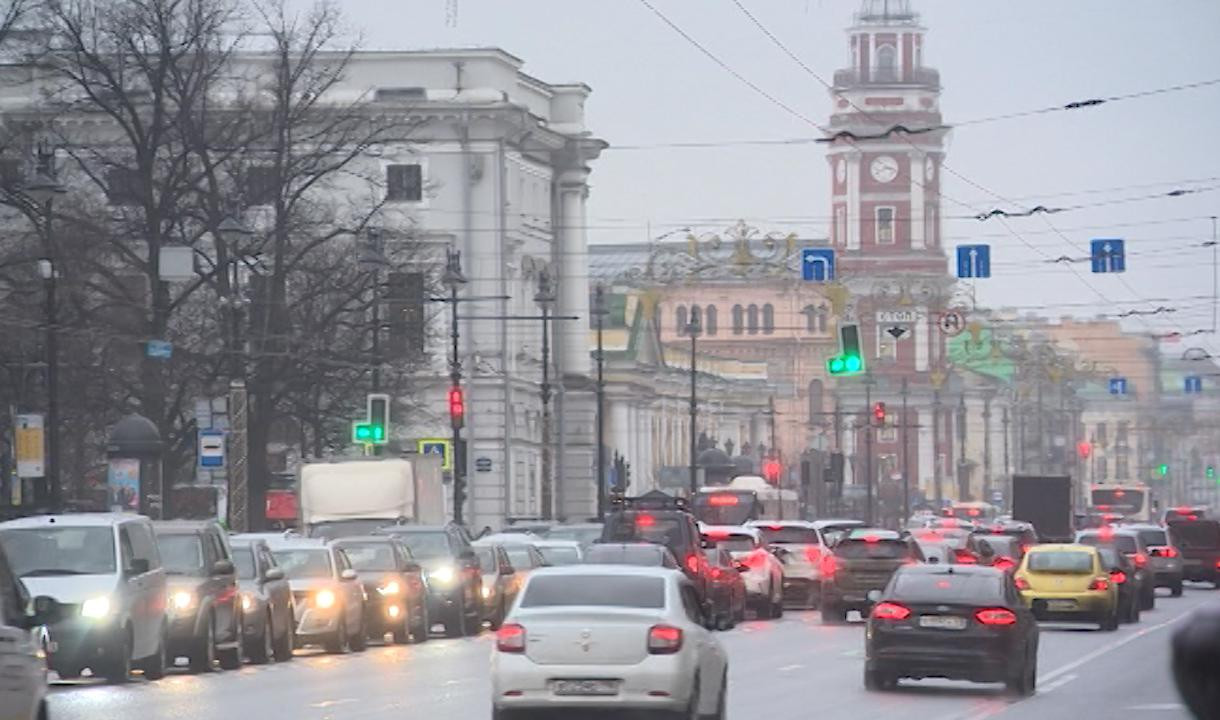 Въезд в центр города